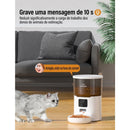 Alimentador Pet Inteligente Automático Wi-Fi App - Gatos e Cachorros