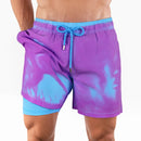 Beach Style - Shorts De Praia Masculino Que Muda De Cor